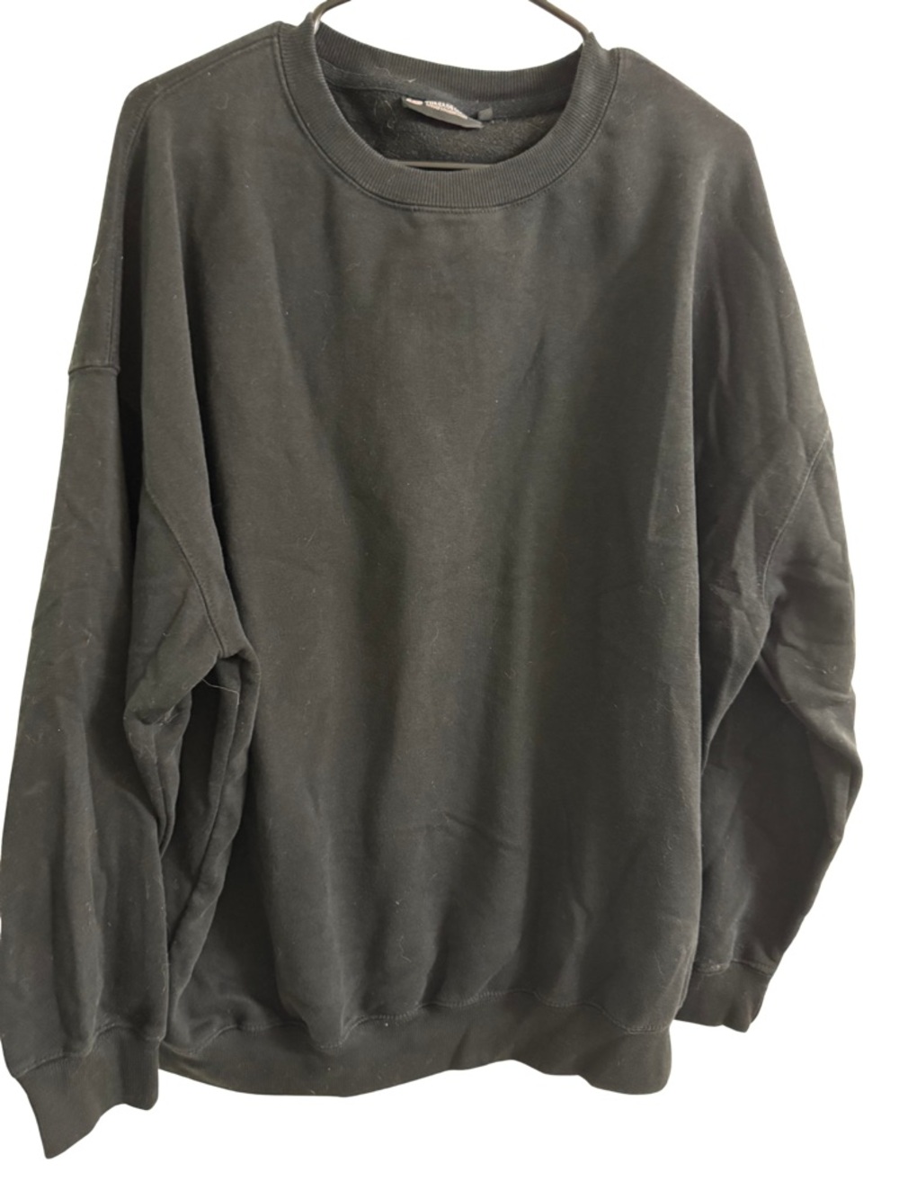 Classic Black Crewneck Sweatshirt Oversized Women’s